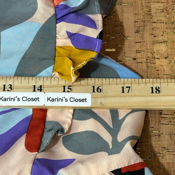 JODIFL Multicolor Abstract Ruffle Dress - Picture 6 of 6